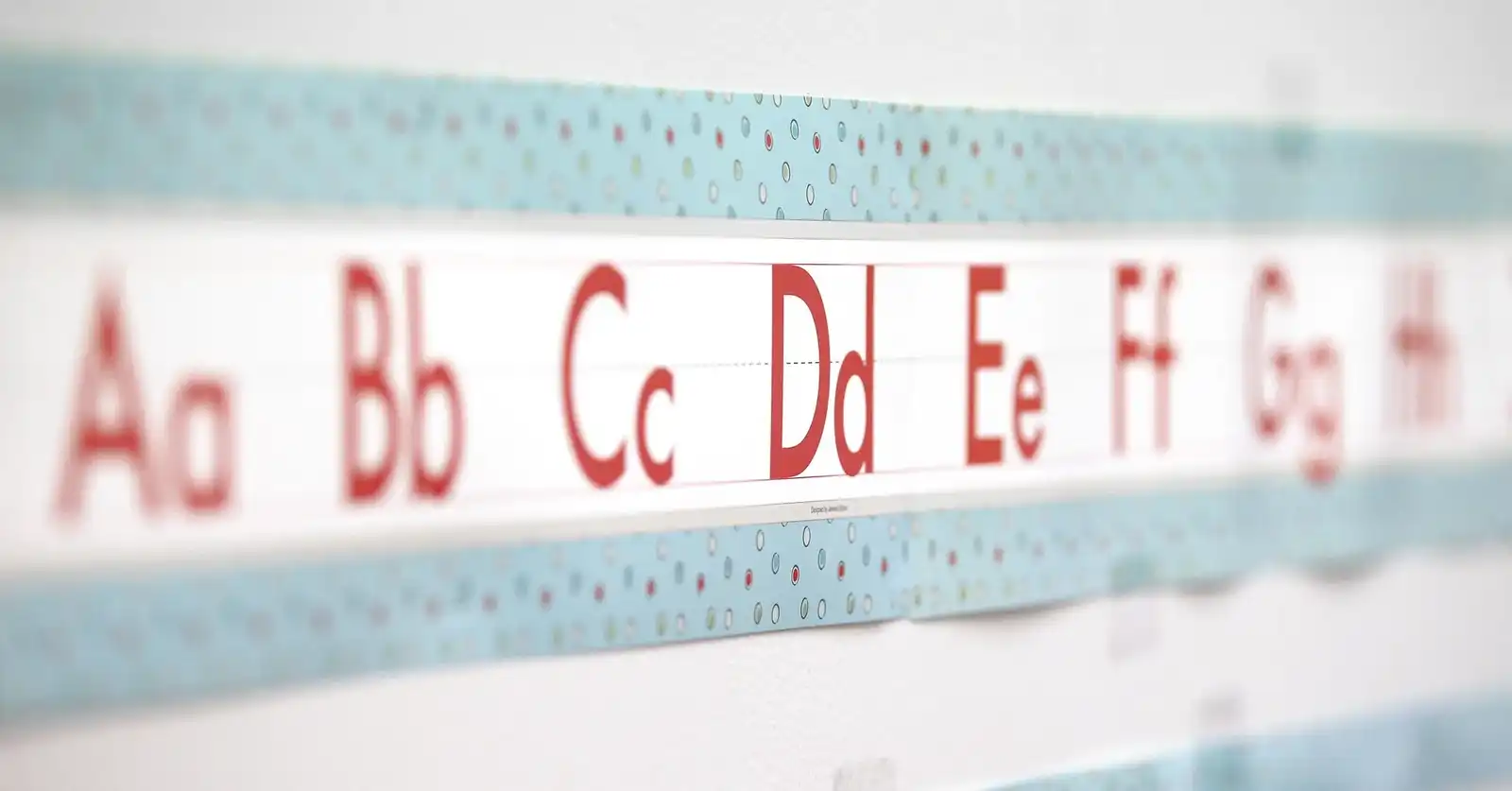 Alphabet classroom border